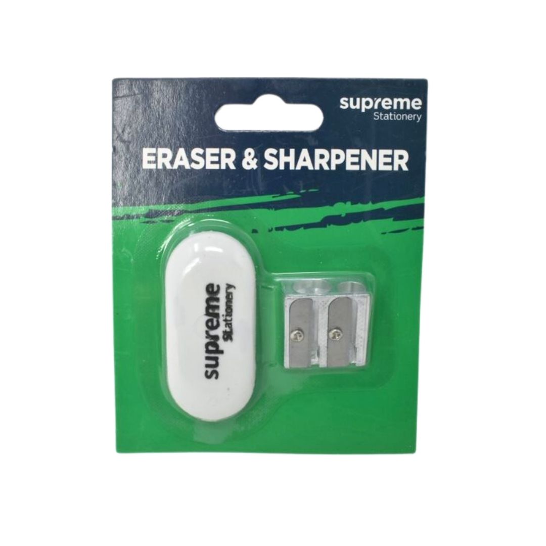 ERASER & SHARPENER CARDED (R-5495)